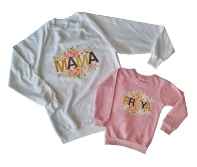 Adult and Baby/Kids Sweater Set
