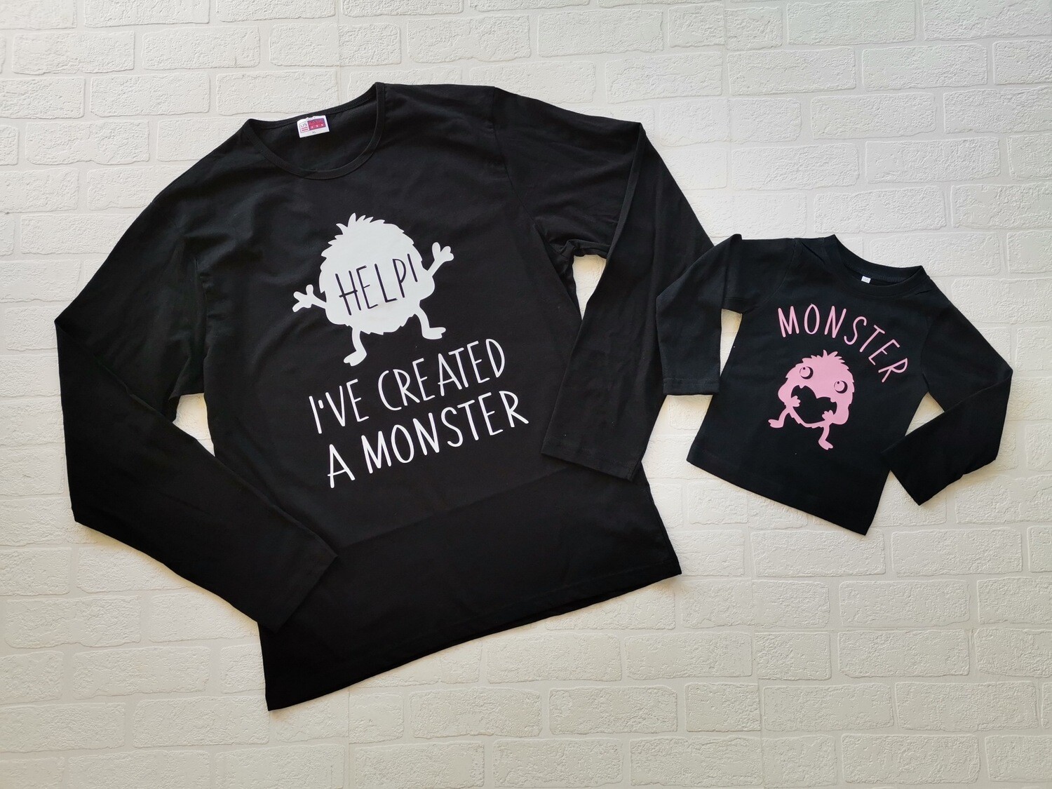 Adult Long shirt and Kids Long shirt set