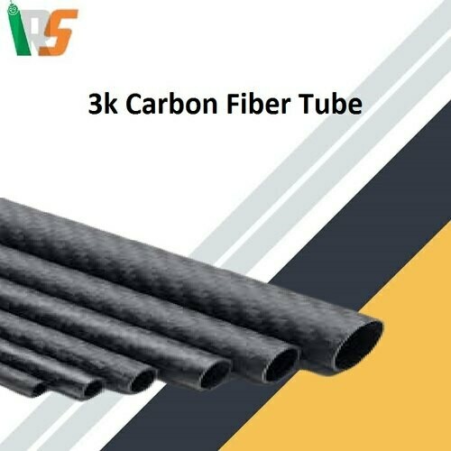 3K Roll-wrapped Carbon Fiber Tube (Hollow)10mm(OD)8mm(ID)*1000mm(L) 3K Roll-wrapped Carbon Fiber Tube (Hollow)10mm(OD)8mm(ID)*1000mm(L)