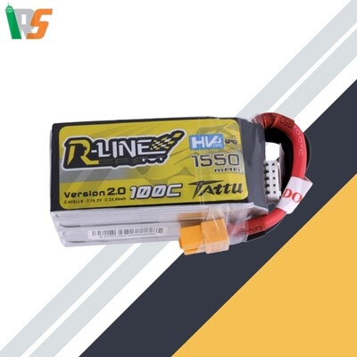 TATTU R-Line 1550mAh 4s 100c Lipo Battery V2 TATTU R-Line 1550mAh 4s 100c Lipo Battery V2