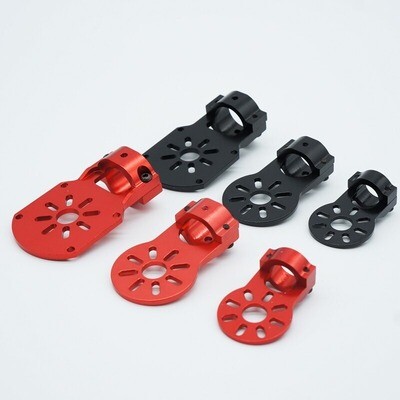 DIY Aluminum Alloy Motor Mount for 18mm Red Black for carbon fiber tube DIY Aluminum Alloy Motor Mount for 18mm Red Black for carbon fiber tube