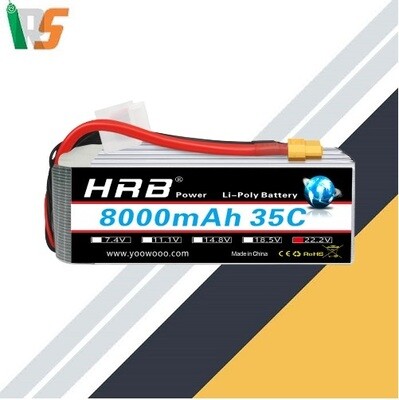 HRB 6s 8000MAH 35C 22.2V