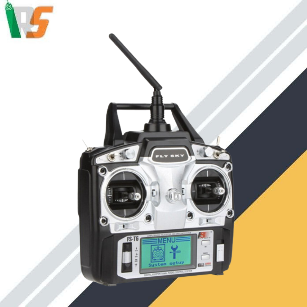 FlySky FS-T6 6 Channel Transmitter with FS-R6B Receiver
