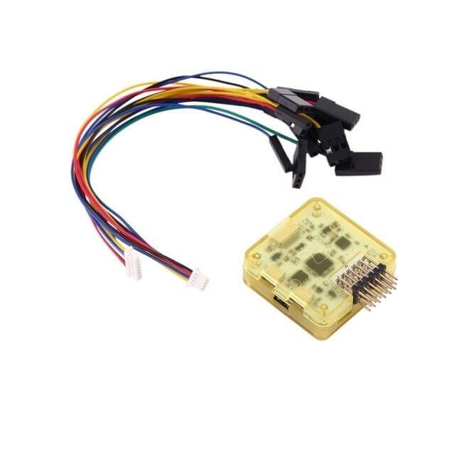 CC3D Flight Controller 32 Bits Processor with Case Side Pin for RC Quadcopter (Yellow)