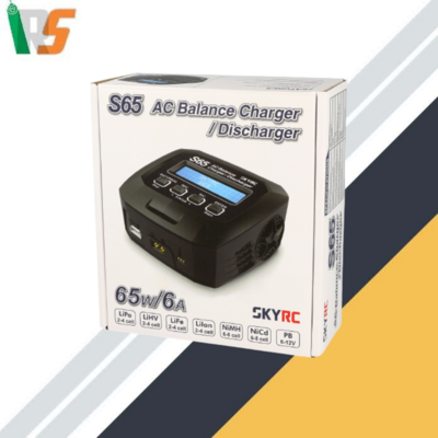 SkyRC S65 Balance Charger / Discharger 65W 6A 2-4S 230V AC