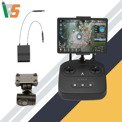 SKYDROID  T10 2.4Ghz 10CH With 2-aixs Gimbal 1080p Camera For Drone In India