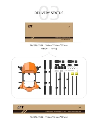 EFT G420 20L Agricultural Drone Quadcopter Frame Only EFT G420 20L Agricultural Drone Quadcopter Frame Only