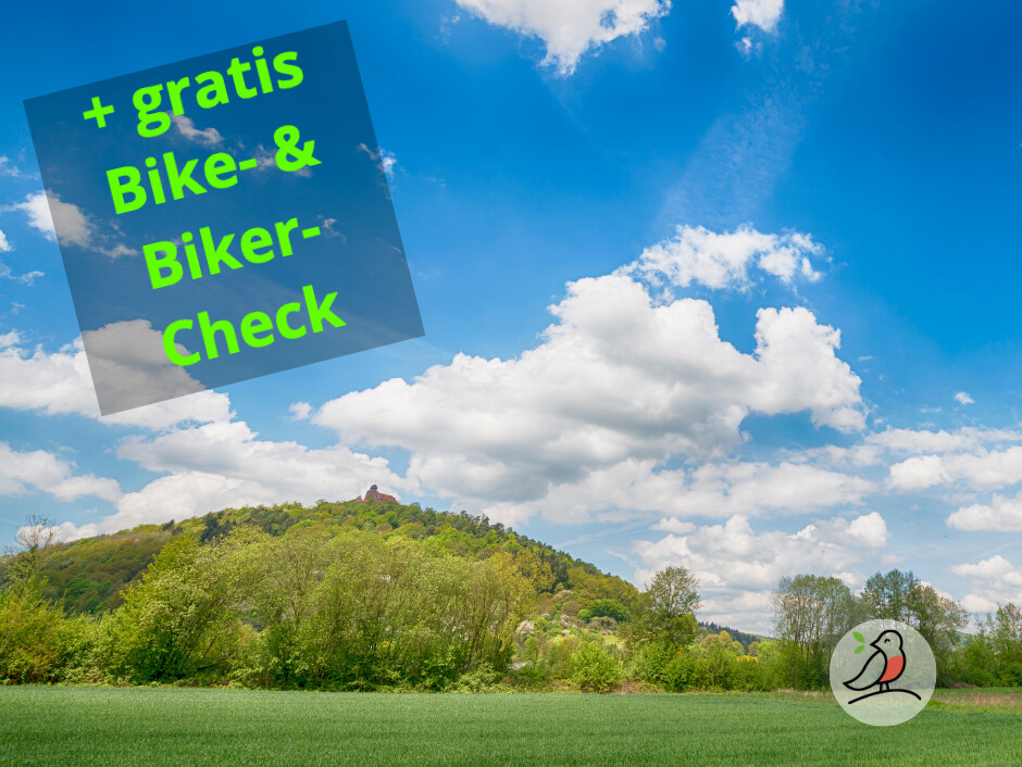 Odenwälder Burgentour mit dem Mountainbike, inkl. gratis Bike- und Bikercheck