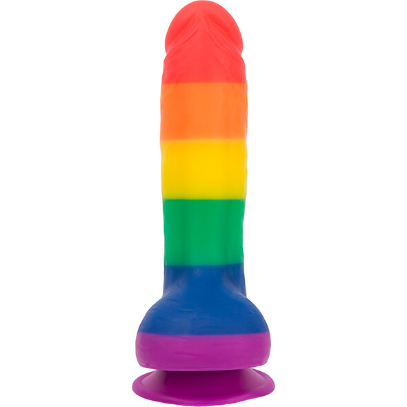 Addiction - Sillicone Toys Collection - Justin 8 Inch Rainbow Dildo