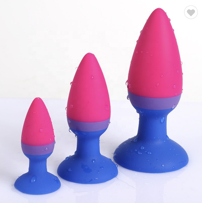 Pinky Blue Beginner's Butt Plugs Set (3 Pieces 3 sizes)