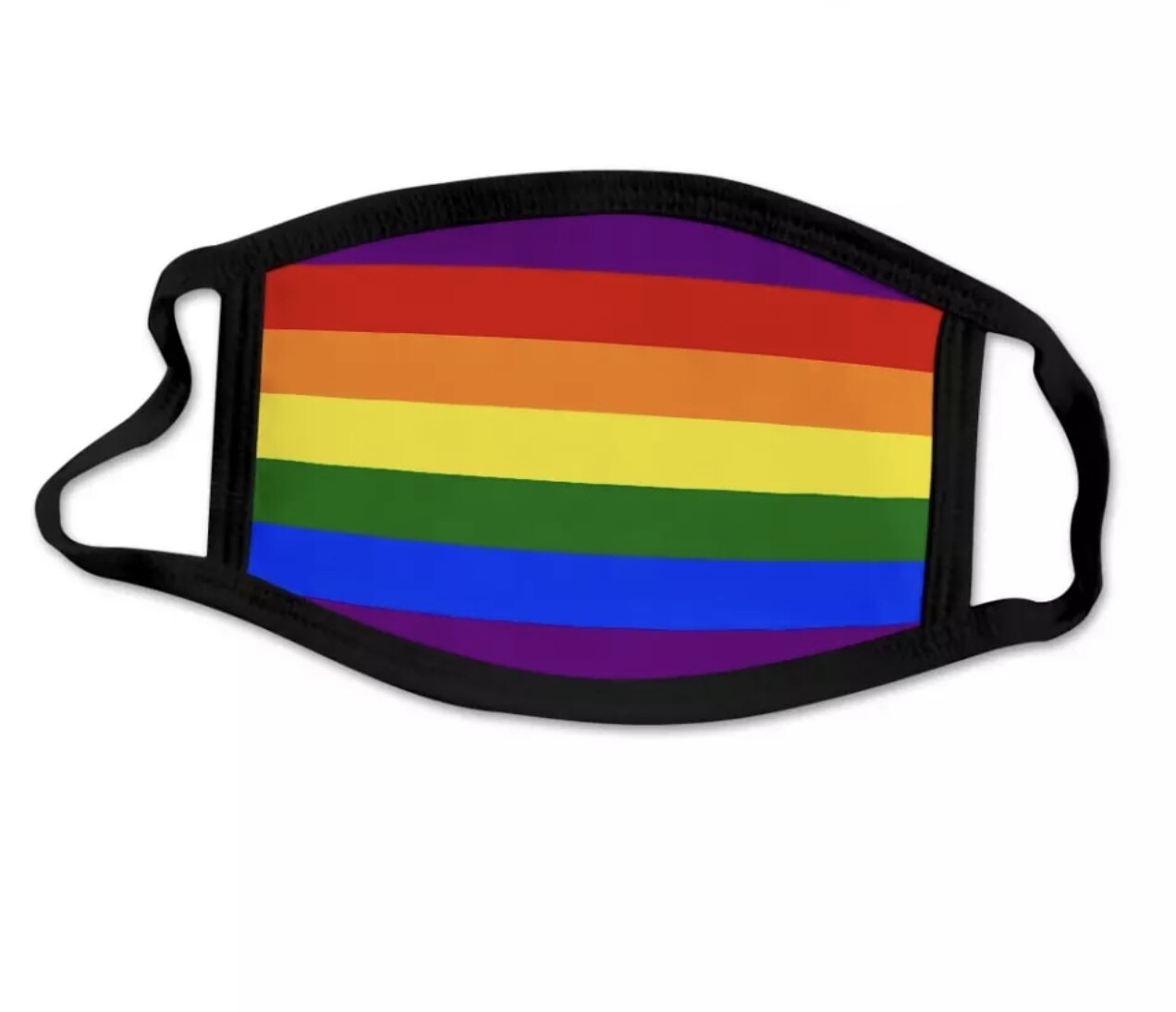 Rainbow Flag Reusable Cloth Mask (1pcs)