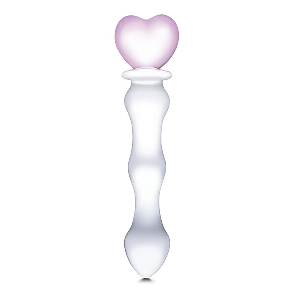 GLAS - SWEETHEART GLASS DILDO