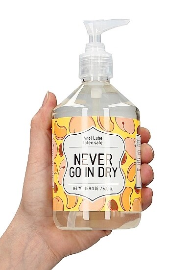 Anal Lube - NEVER GO IN DRY - 500ml