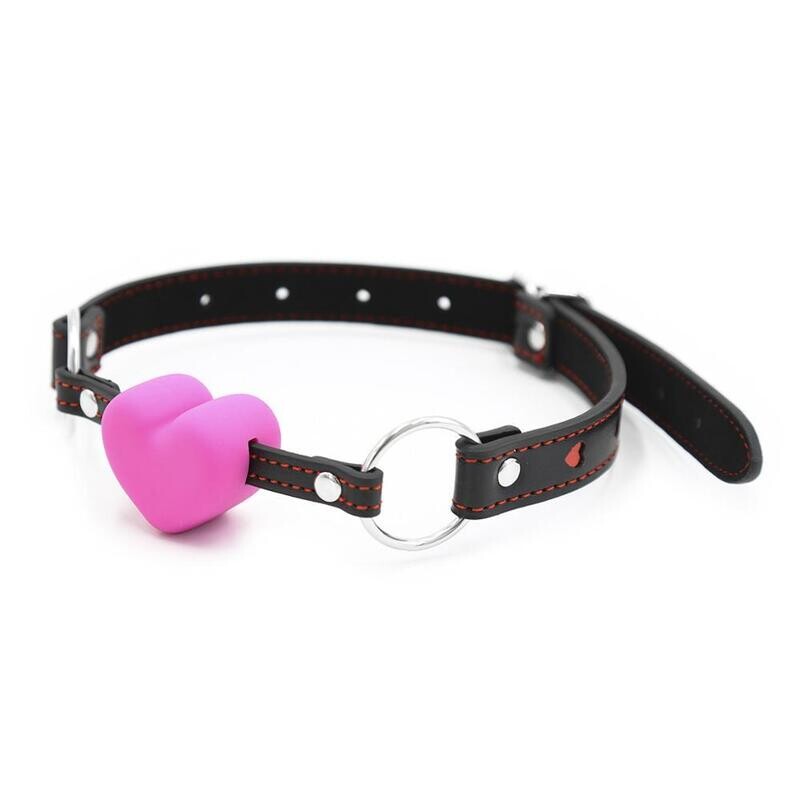 Valentine's heart mouth gag