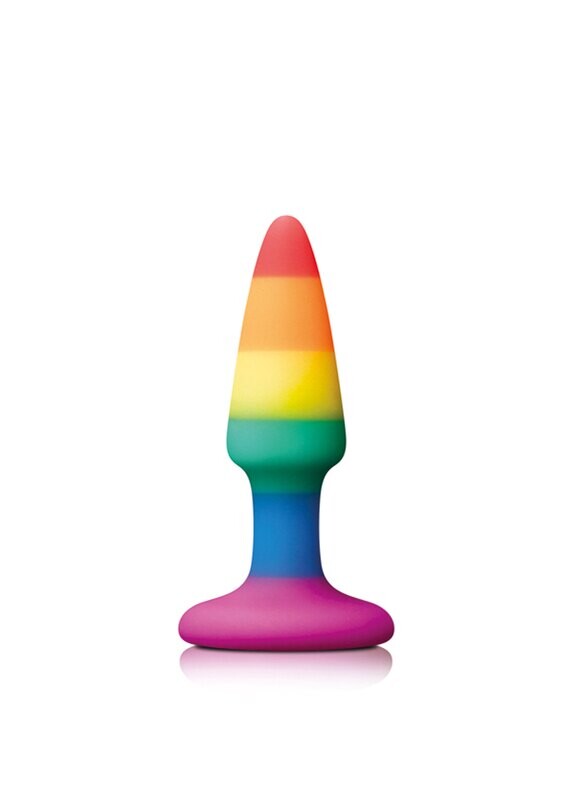 Rainbow Anal Plugs (Small, Medium, Large)