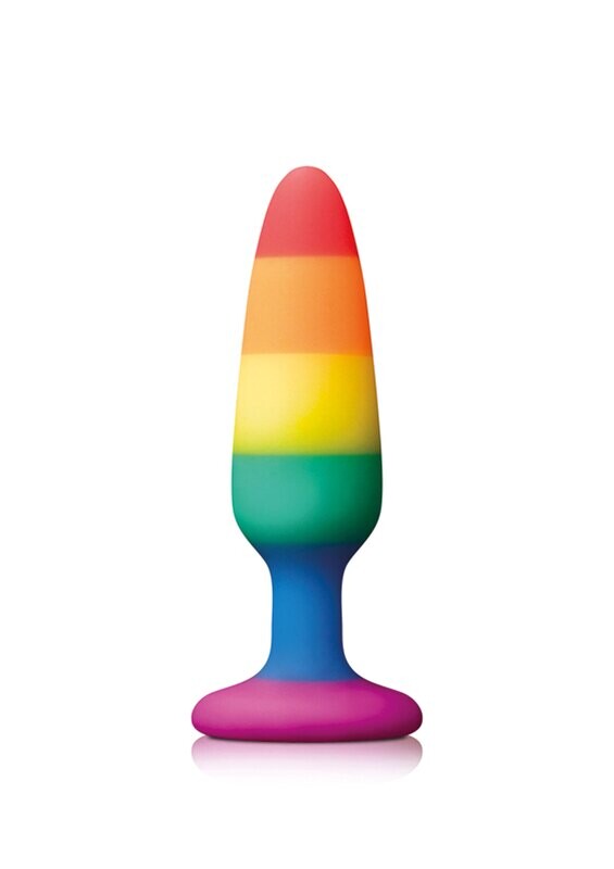 Rainbow Anal Plugs (Small, Medium, Large)