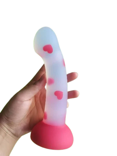 Heart Jelly Pop - Handmade G-spot dildo