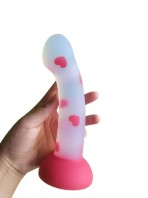 Heart Jelly Pop - Handmade G-spot dildo
