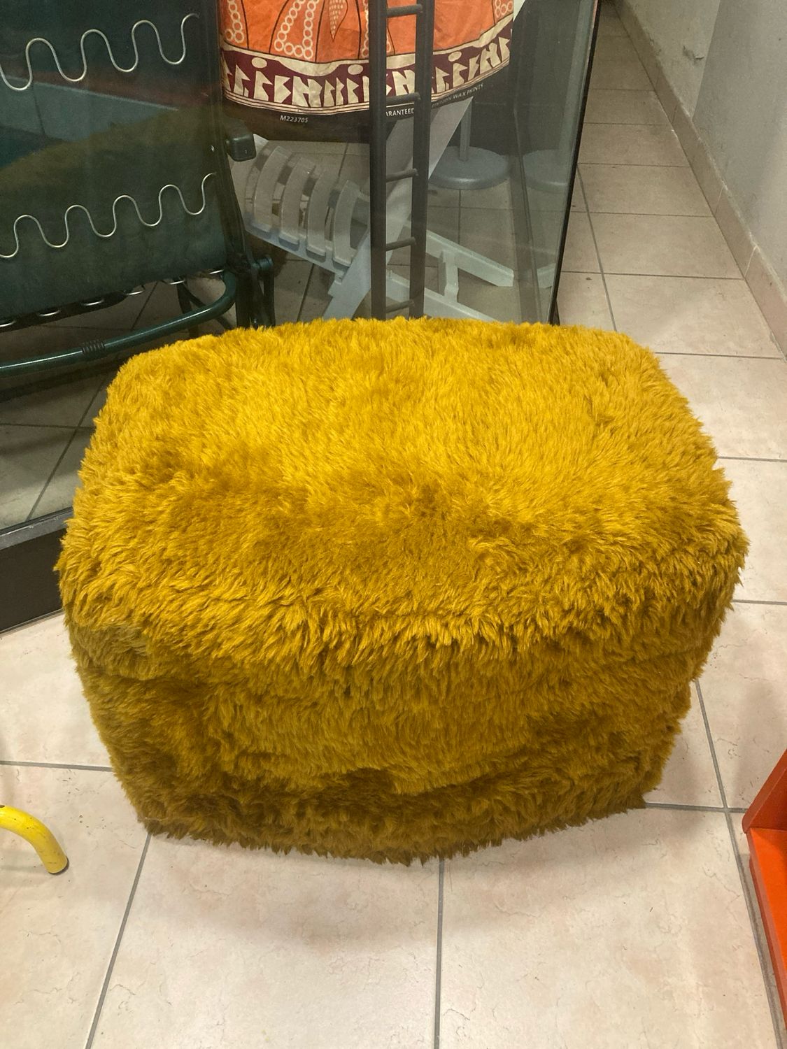 Pouf contenitore/scaletta ‘70