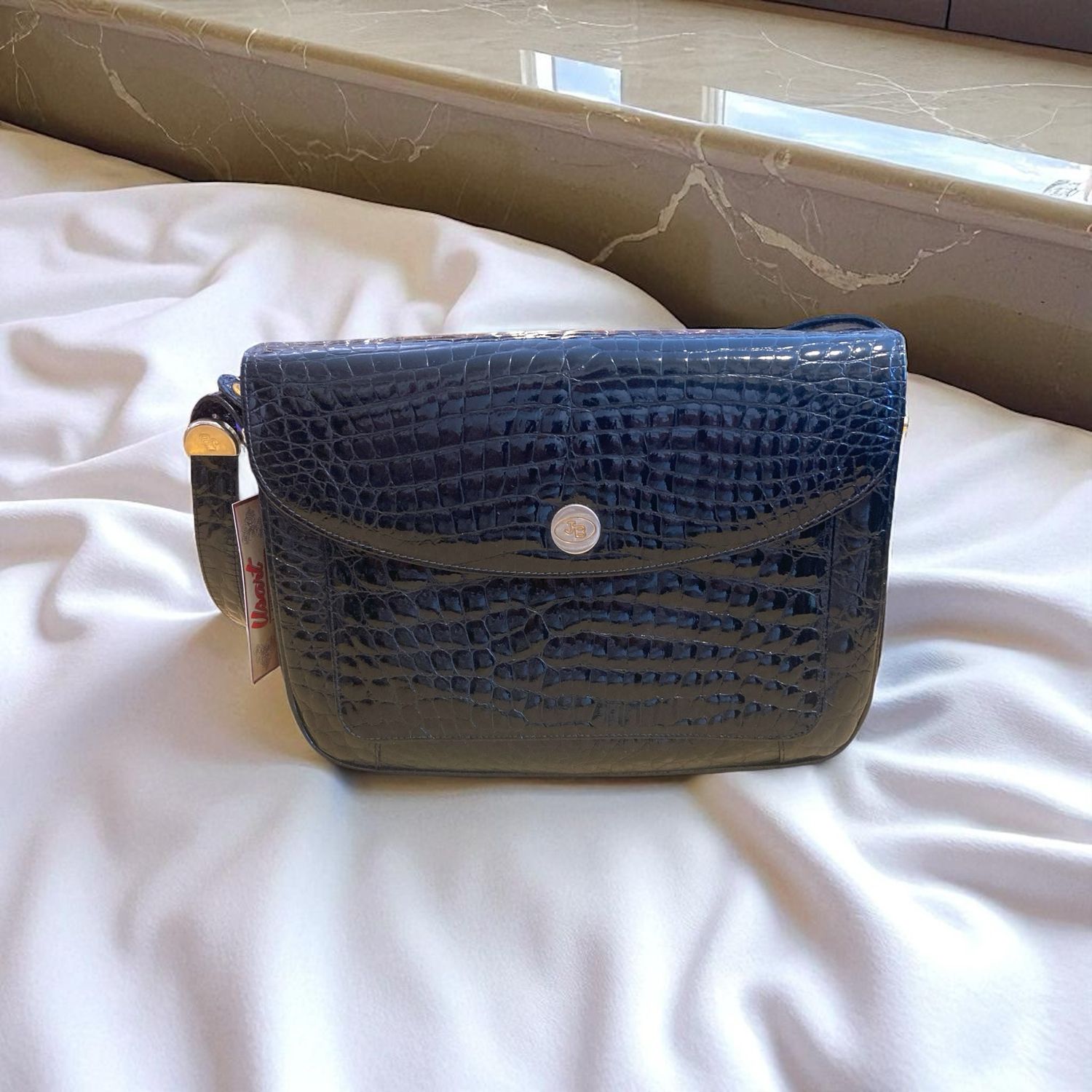 Borsa Bidente coccodrillo ‘60