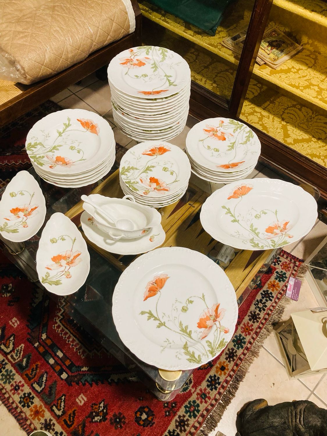 Ginori sevizio piatti porcellana