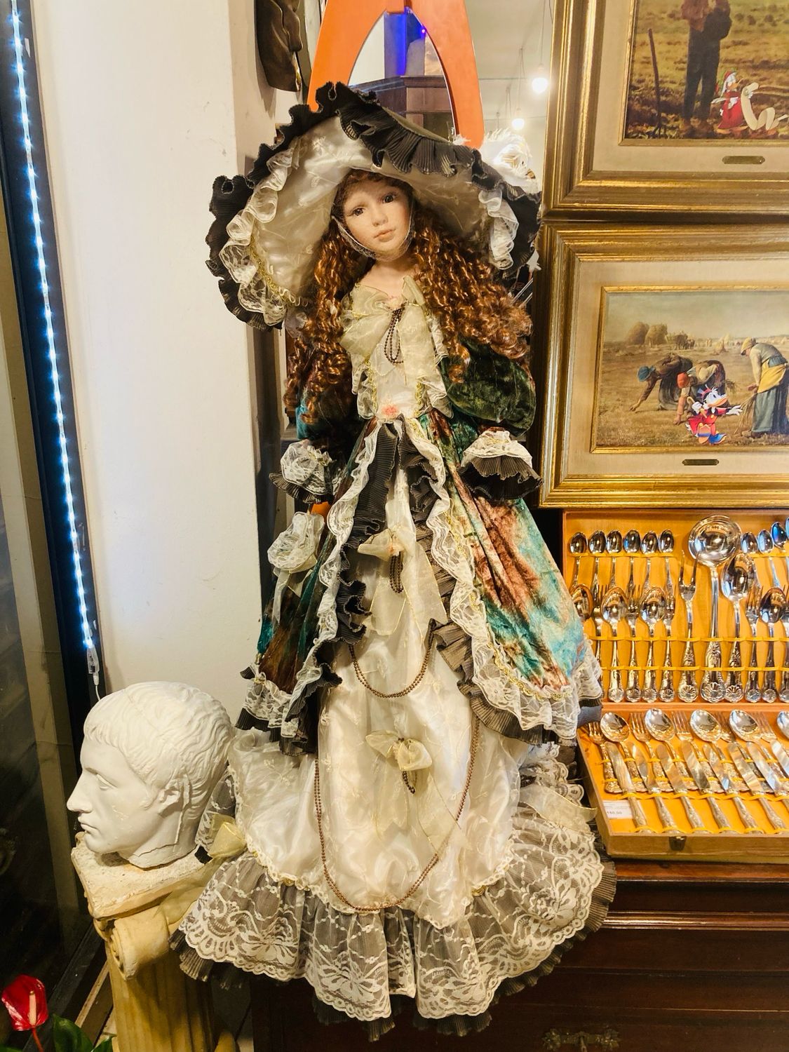 Bambola 1 metro in bisquit