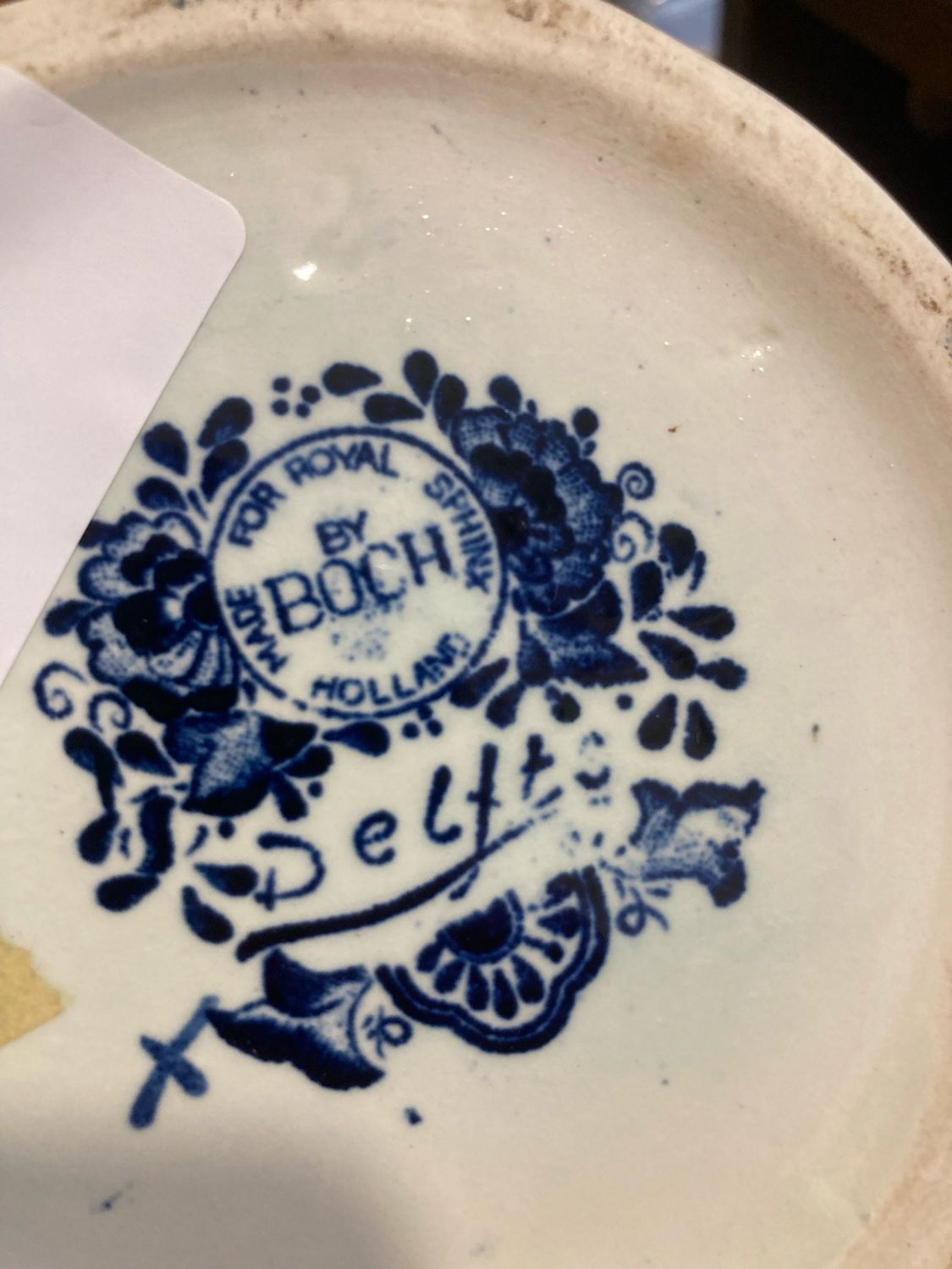 Vaso Vintage "Blu di Delft" – Royal Sphinx by Boch