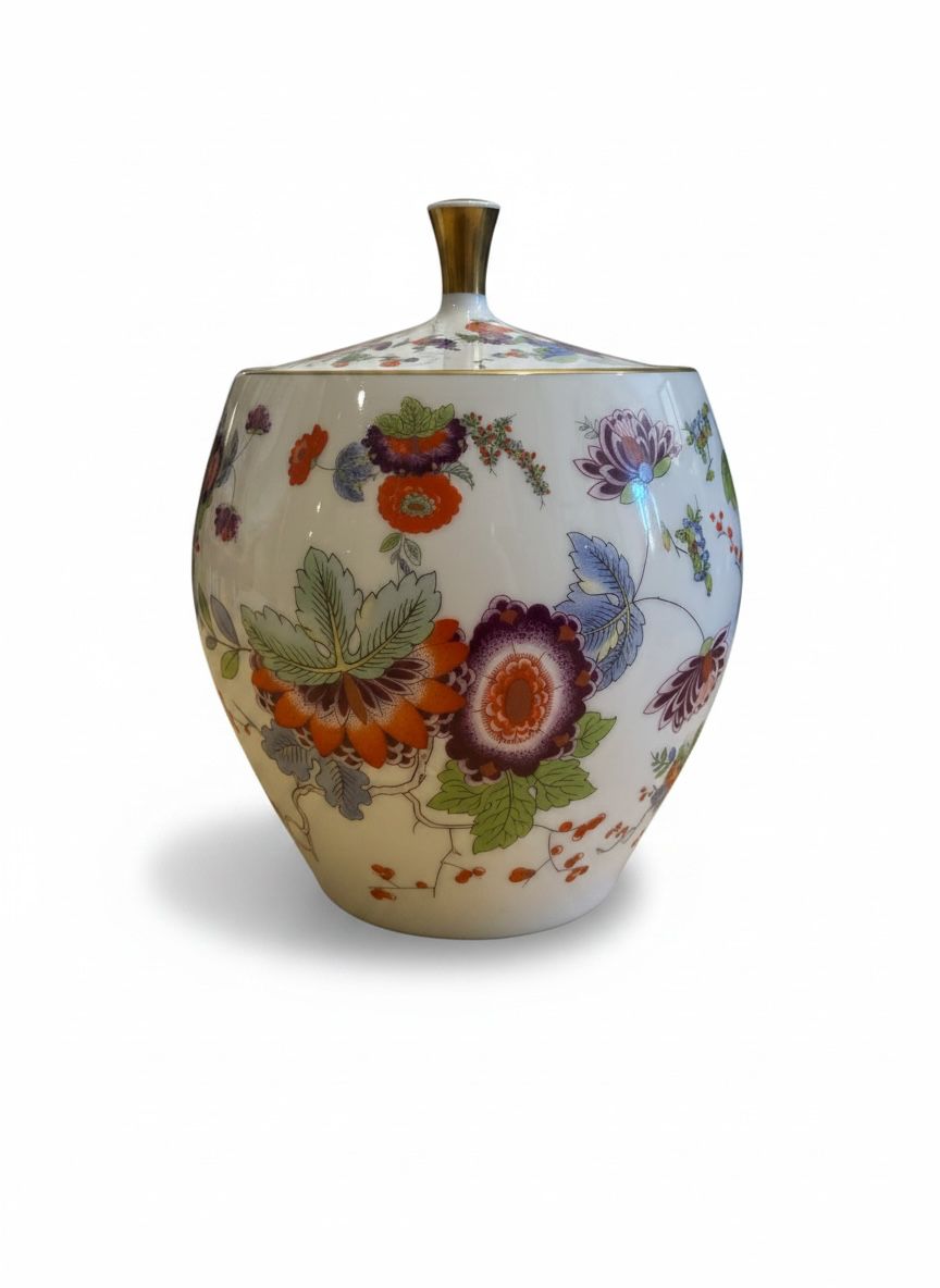 Elegante Vasetto Vintage Thomas Germany in Porcellana Chinoiserie