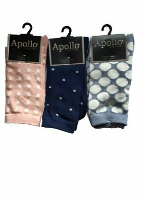 Dames sokken - Apollo - per 3 paar verpakt - willekeurige kleurencombinatie -