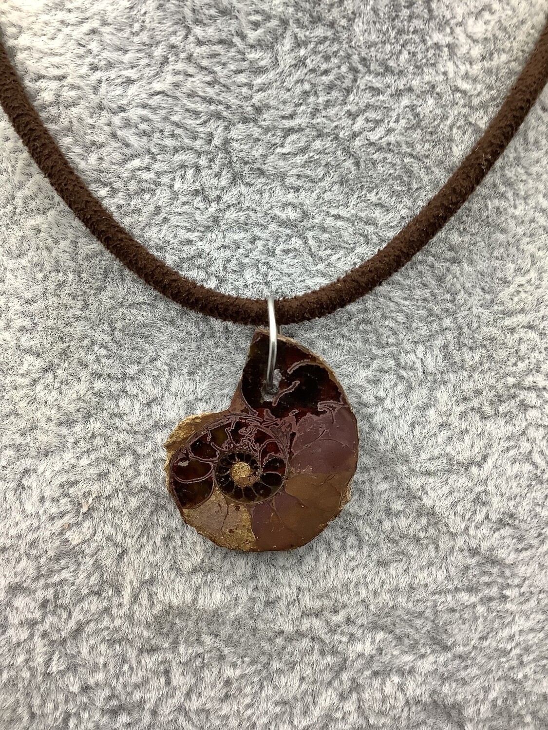Ammonite fossil necklace deals