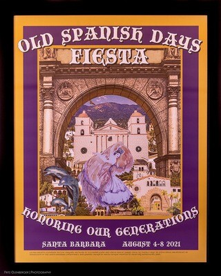 Old Spanish Days Fiesta 2021 Poster 