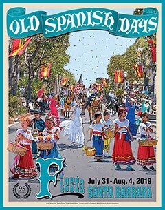 Old Spanish Days Fiesta 2019 Poster 
