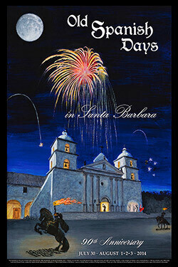 Old Spanish Days Fiesta 2014 Poster
