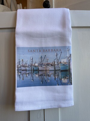 Kitchen Towel- Santa Barbara Harbor