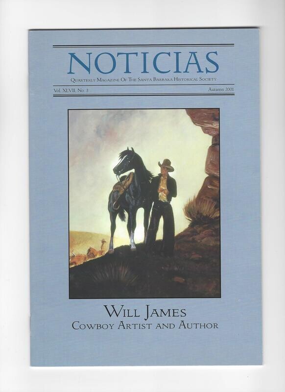 Will James Cowboy Artist and Author (Noticias Vol. XLVII, No. 3)