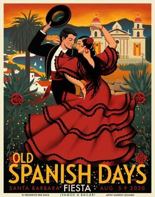 Old Spanish Days Fiesta 2020 Poster 