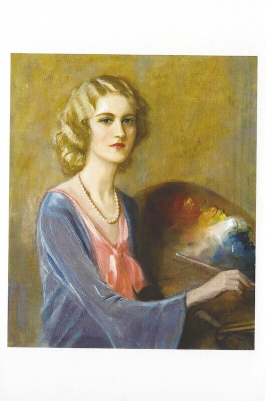 Self Portrait Huguette Marcelle Clark  Postcard