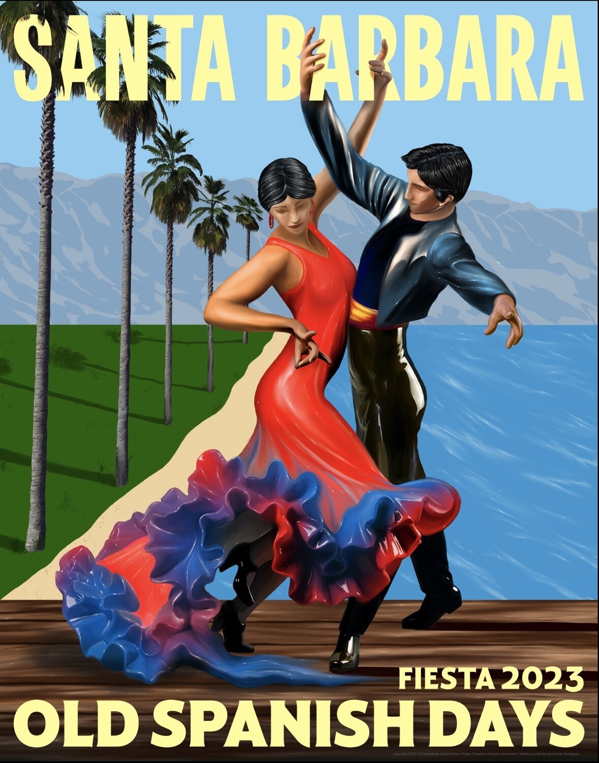 Old Spanish Days Fiesta 2023 Poster