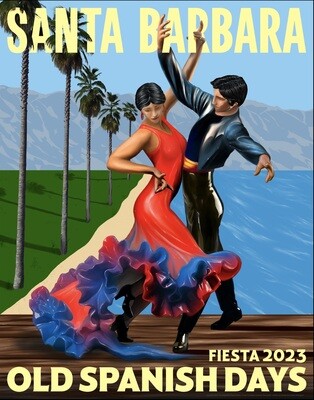 Old Spanish Days Fiesta 2023 Poster
