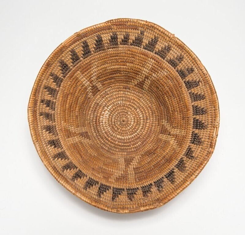 Chumash Coiled Basket Postcard