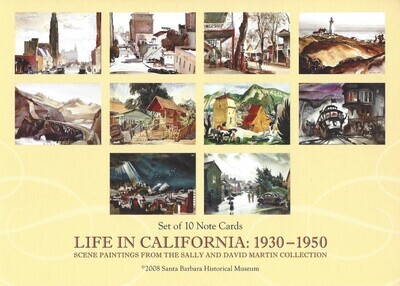 Life in California: 1930-1950 Notecard Set