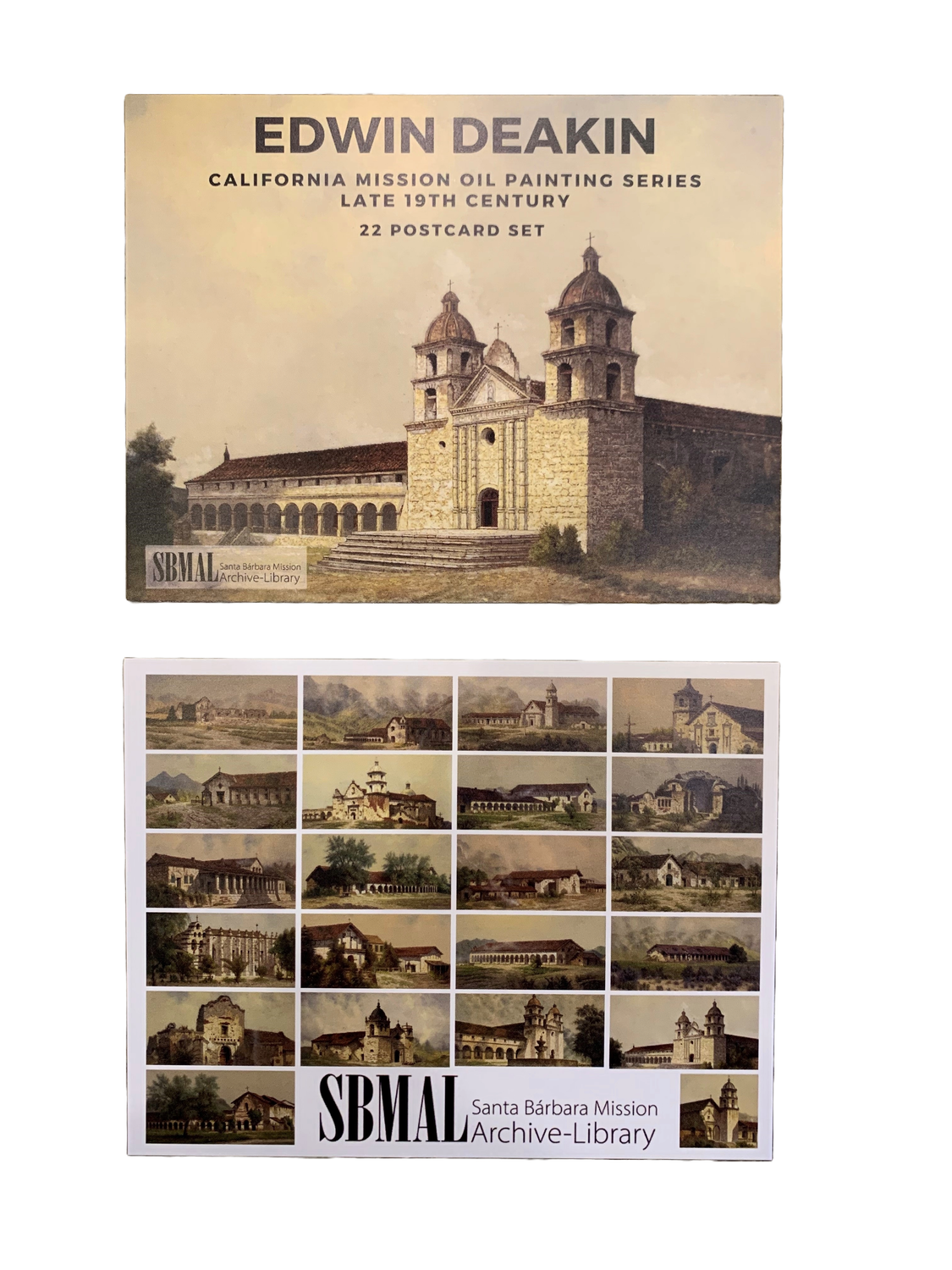 Edwin Deakin California Missions Postcard Set 