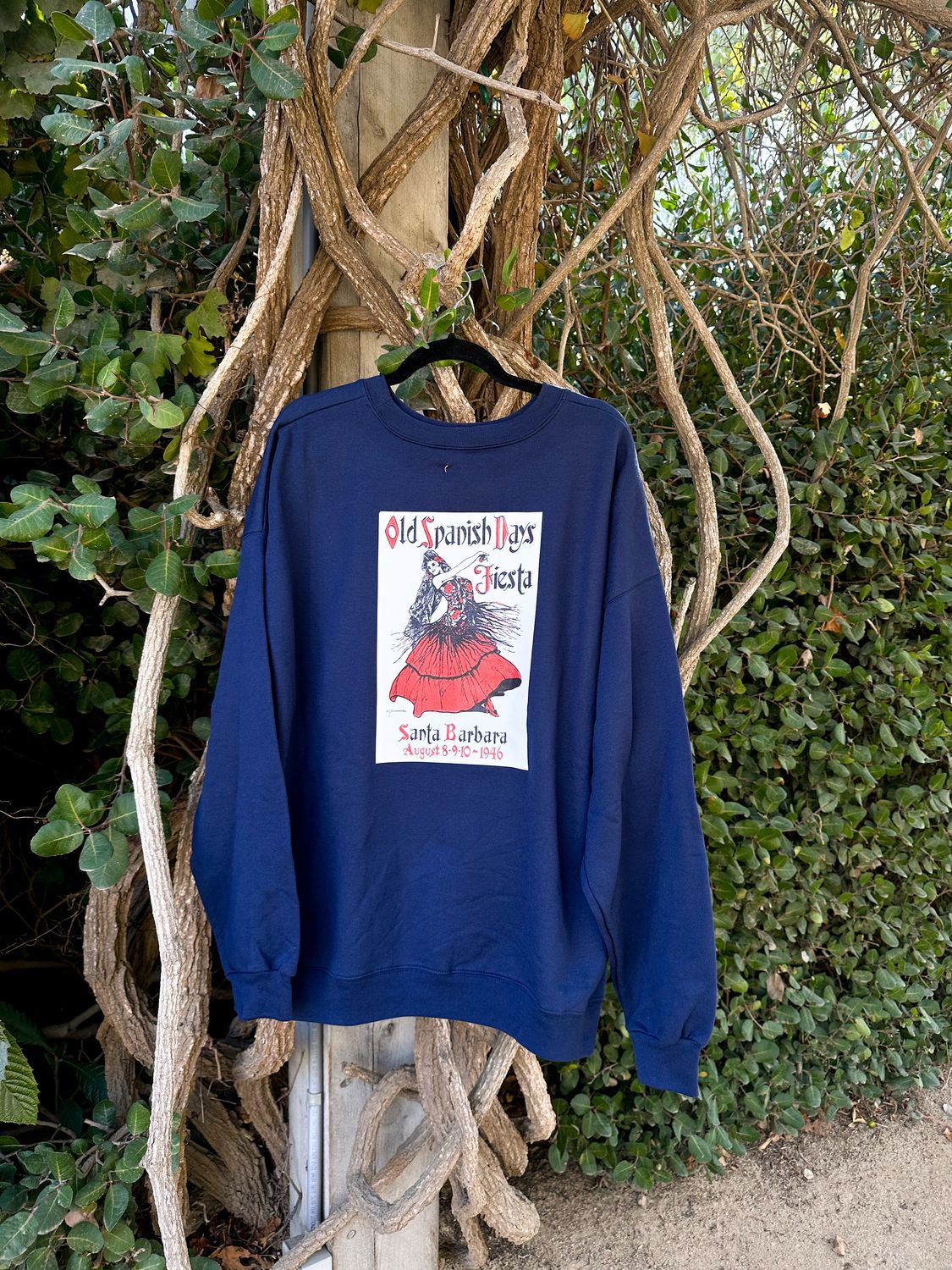 Vintage Legit Navy Old Spanish Days Sweatshirt