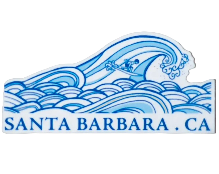 Shred Santa Barbara Sticker