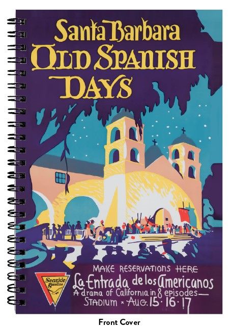 Old Spanish Days Fiesta  1935 Notebook