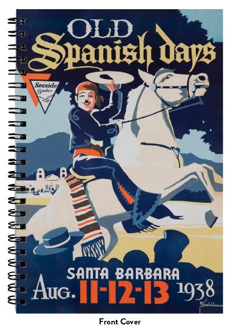 Old Spanish Days Fiesta  1938 Notebook