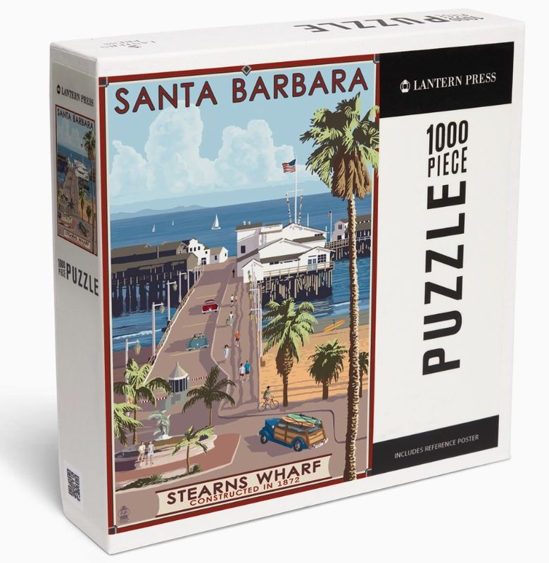 1000 Piece Santa Barbara California Stern's Wharf Puzzle