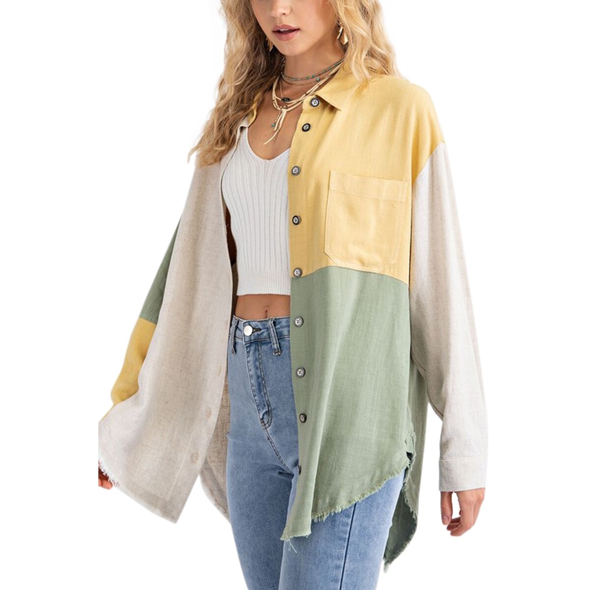 Honey Dew Button Up Honey Dew Button Up