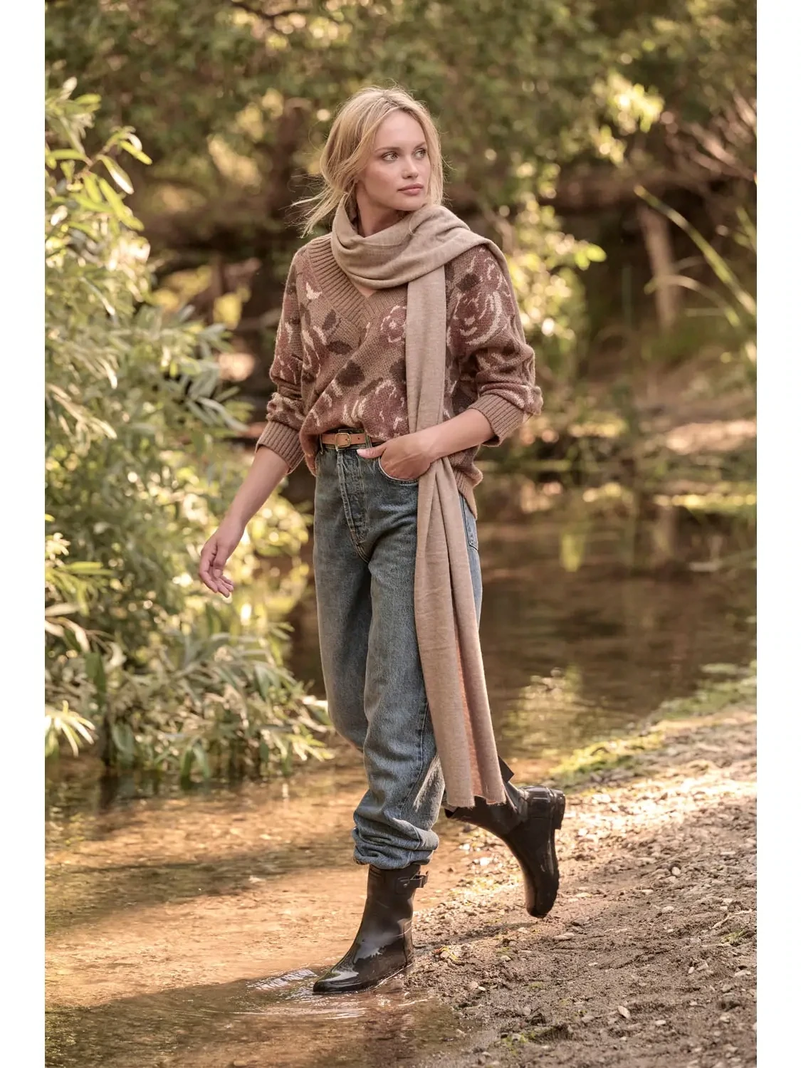 Warm Fall Floral Sweater Warm Fall Floral Sweater