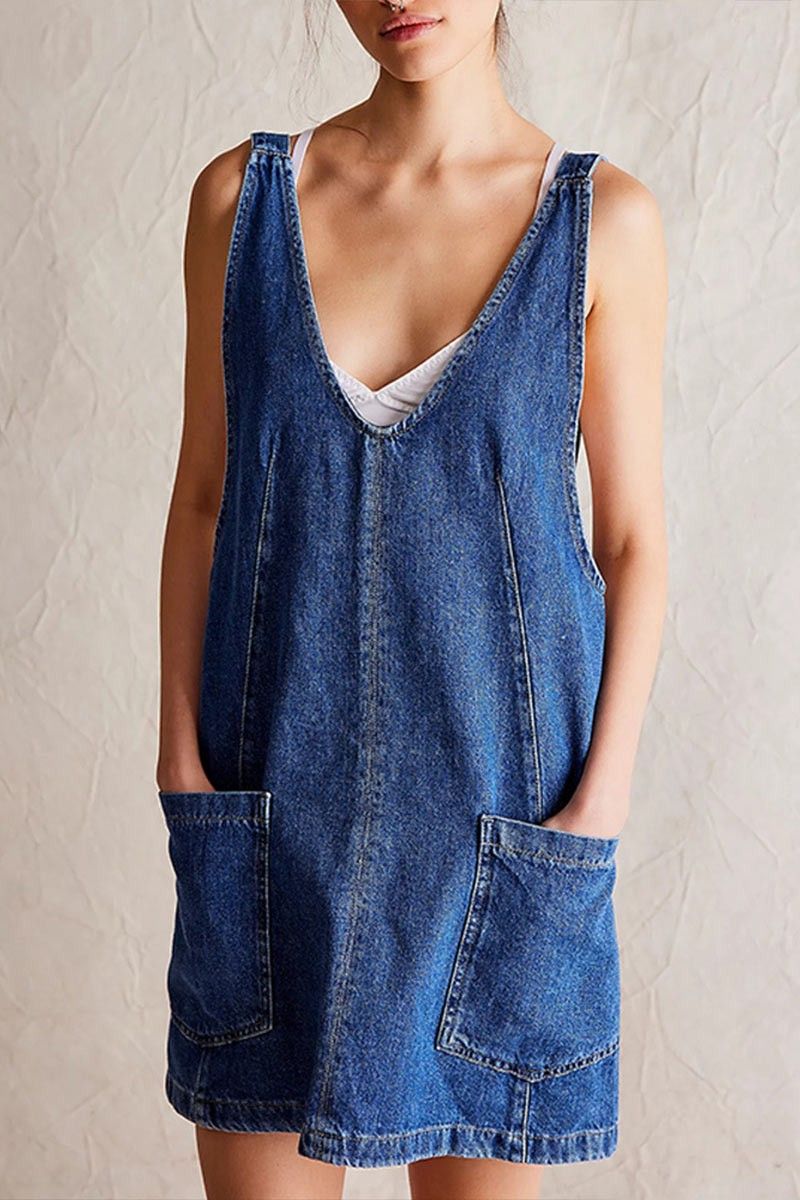 Overall Jean Dress Overall Jean Dress